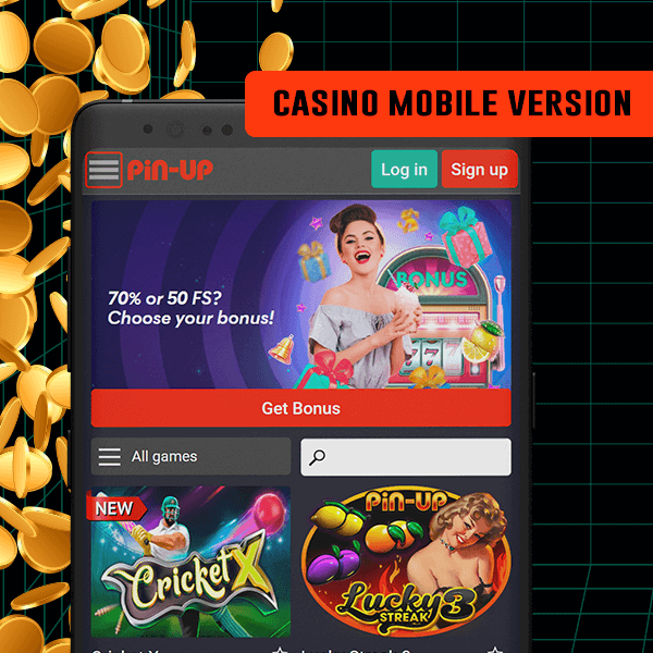 Мобільна версія Casino Mobile
